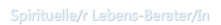 &nbsp;Spirituelle/r Lebens-Berater/In